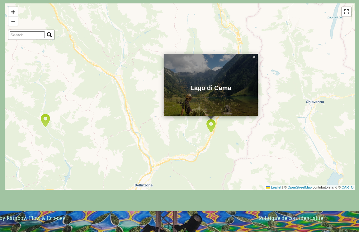 Contenu d'un marqueur dans la carte