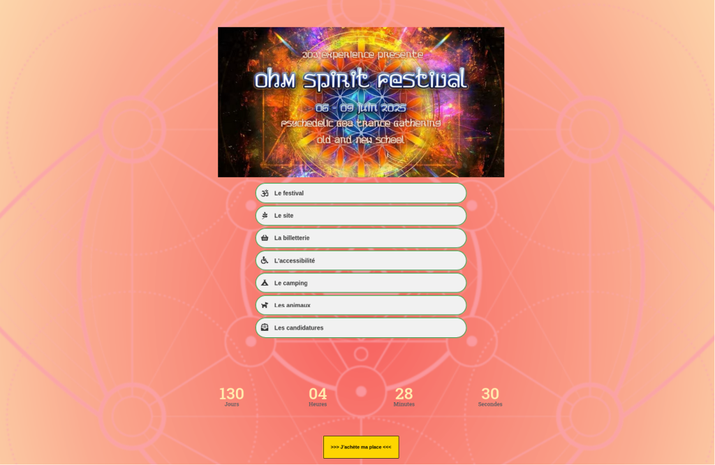 Ohm Spirit - Page d'accueil